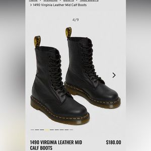 Dr. Martens 1940 Virginia Leather Mid calf Boots